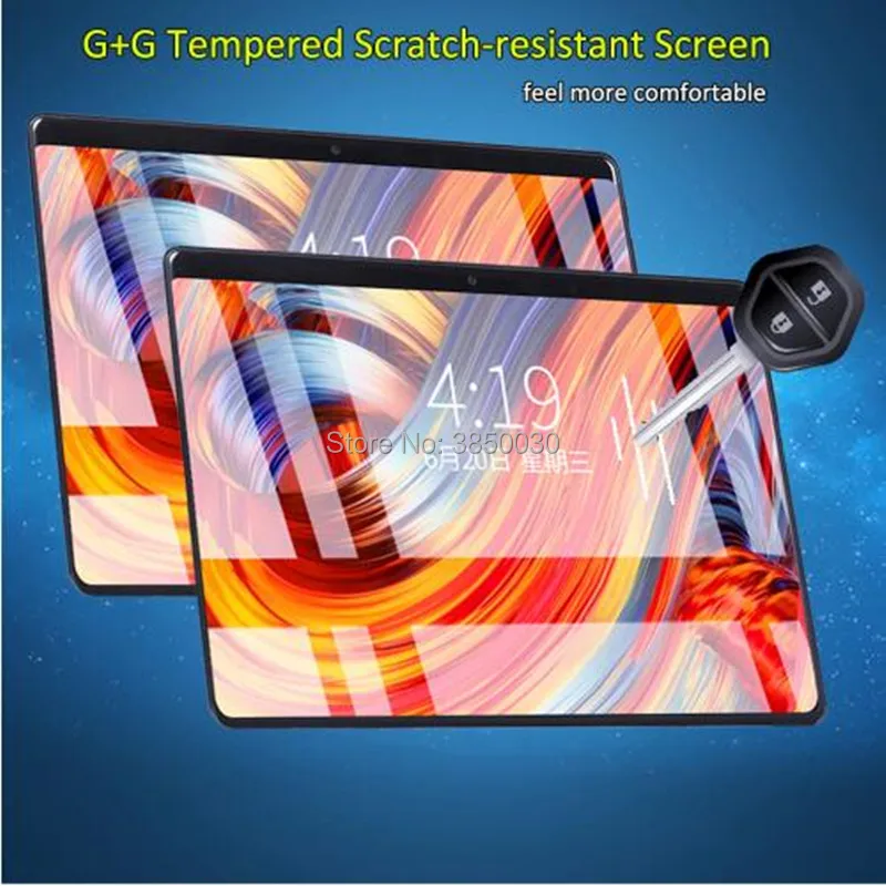 10 1 inch tablet pc 3g 4g lte android 9 0 deca core metal tablets 8gb ram 128gb rom wifi gps 10 tablet ips wps free global shipping