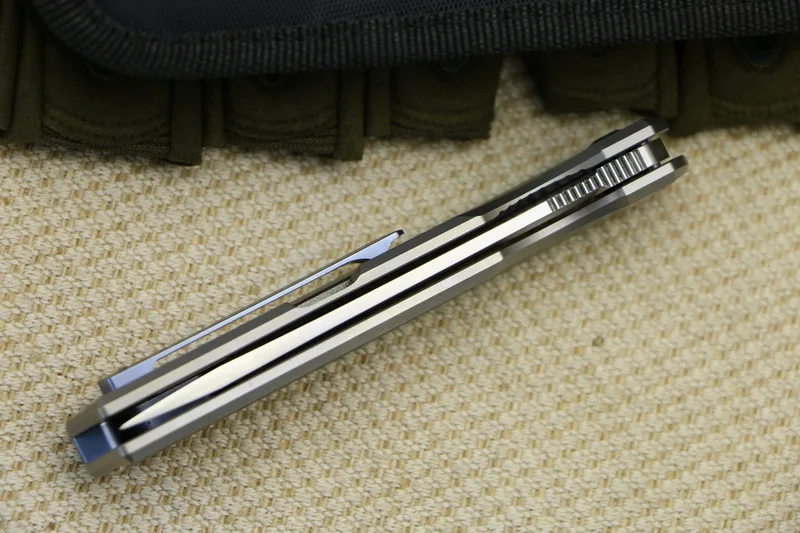 Складной нож DICORIA # SR106S M390 титановая ручка карманный для кемпинга охоты выживания
