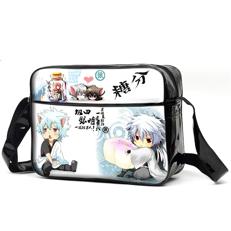 Высококачественная полиуретановая Сумка слинг для косплея Gintama студенческие
