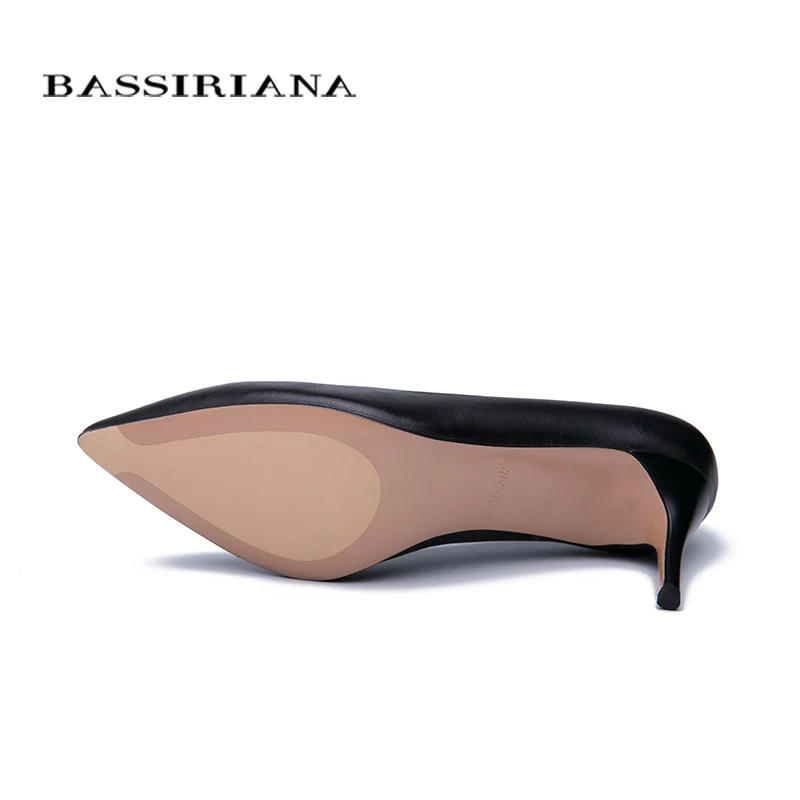 BASSIRIANA/2019 новые туфли на высоком каблуке женские лодочки женская обувь из