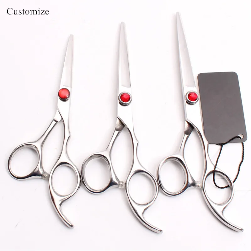 Японские Парикмахерские ножницы 440c 5 6 дюймов с логотипом на заказ для стрижки
