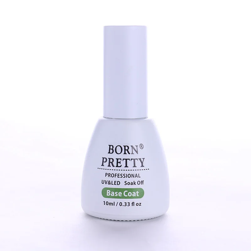 base coat BORN PRETTY 10 мл французский супер чистый черный Гель-лак замочить от маникюра дизайн ногтей Гель-лак - Цвет: base coat