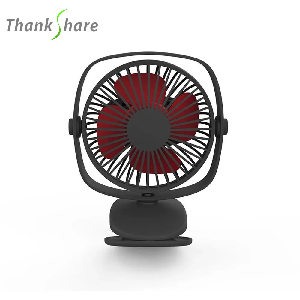 THANKSHARE электрический переносной мини-вентилятор Ventiladors USB Mijia вентилятор бесшумный летний кулер 4 лезвия настольный офисный вентилятор