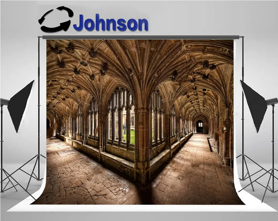 Lacock Cloisters Прихожая колонна Хогвартс фото фон Высокое качество компьютер печать