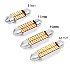 Светодиодный светильник Festoon C5W C10W, 31 мм, 36 мм, 39 мм, 41 мм, супер яркий 4014 SMD Canbus, без ошибок, для салона автомобиля, светильник для стайлинга автомобиля