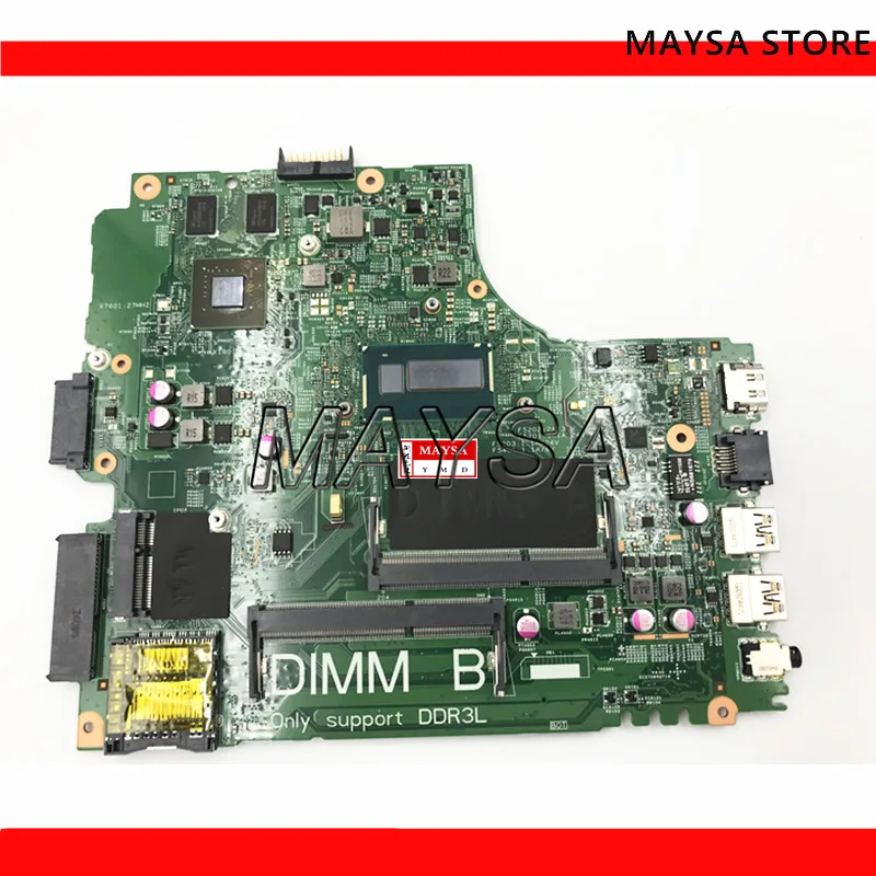

CN-0YFVC4 12314-1 FOR Dell Inspiron 3437 5437 Laptop Motherboard DOE40-HSW PWB:VF0MH REV:A00 I5-4200U GT740M/2G mainboard