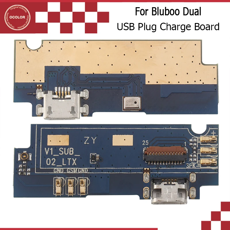 Ocolor для Bluboo Dual Maya Max USB плата новая вилка зарядки с гибким кабелем PCB Max|usb plug charge