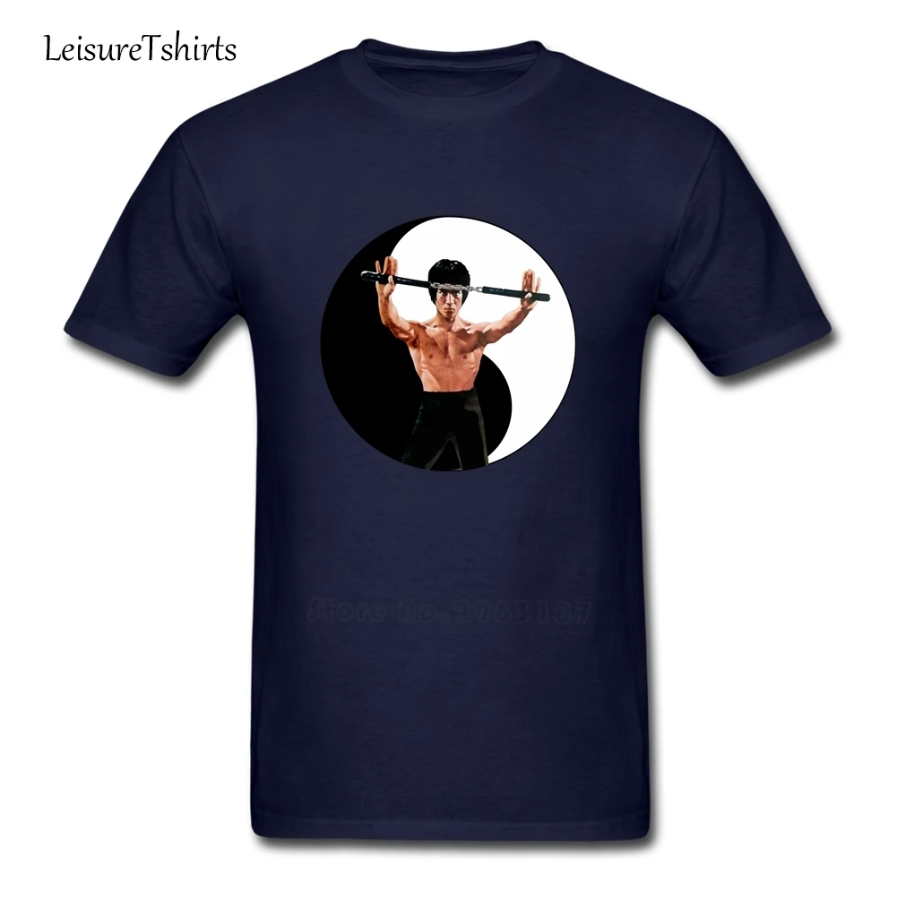 

Yin Yang Kung Fu Man T Shirt Bruce lee Leisure Classic Loose Tops Men's Summer Round Neck Tees Teenboys Latest Tee Shirt Kung Fu