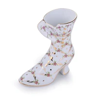 european style porcelain shoes fashion wedding gifts home decorations home accessories ceramic crafts crystal shoes