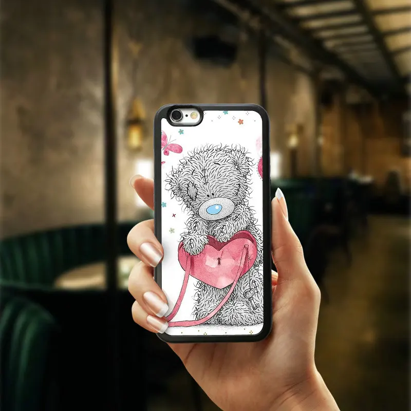 Hot Teddy Me To You Bear Mobile Phone Case for iphone 6 PC TPU Hard Plastic Back Cover Anti-knock 4.7 inch Shell Bag |