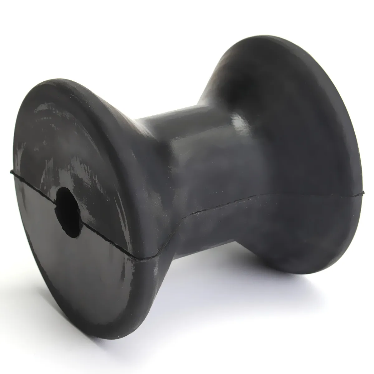 

3 Inch Mounting Width Boat Trailer Black Molded Rubber Bow Stop Roller