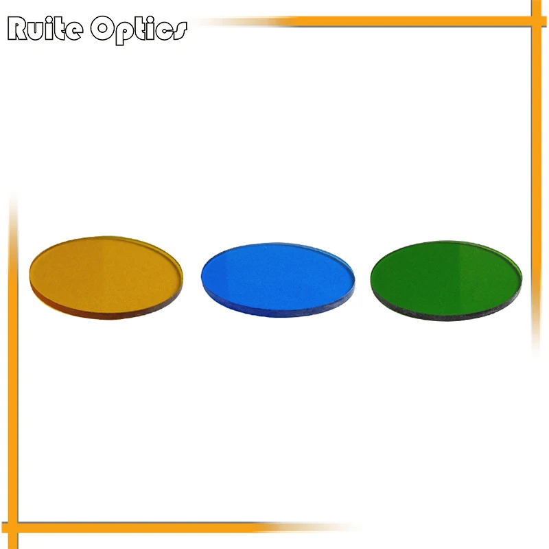35 мм зеленый синий желтый Микроскоп оптический цветной фильтр для современного