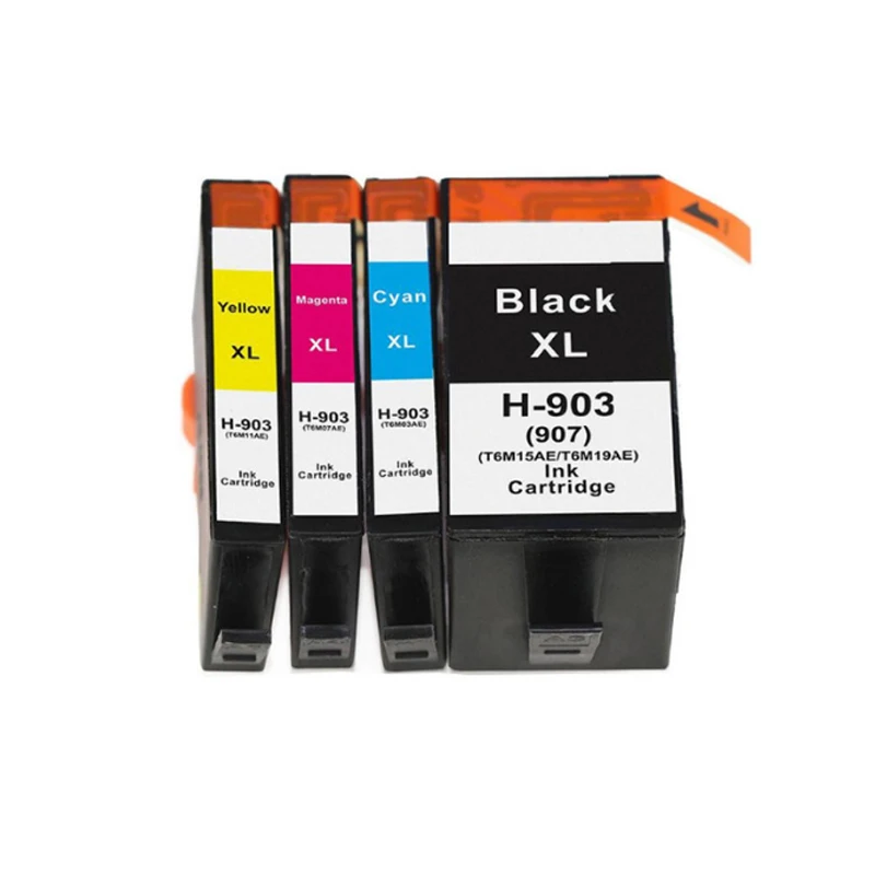1set UP 903 907XL картридж совместимый для hp 903 907 XL Pro 6975 6976 6963 6968 принтер для печати по Европе макет - Цвет: 1set