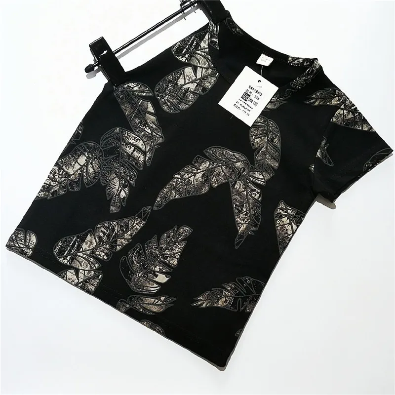 Детская Хлопковая футболка с буквами коротким рукавом | Мать и ребенок