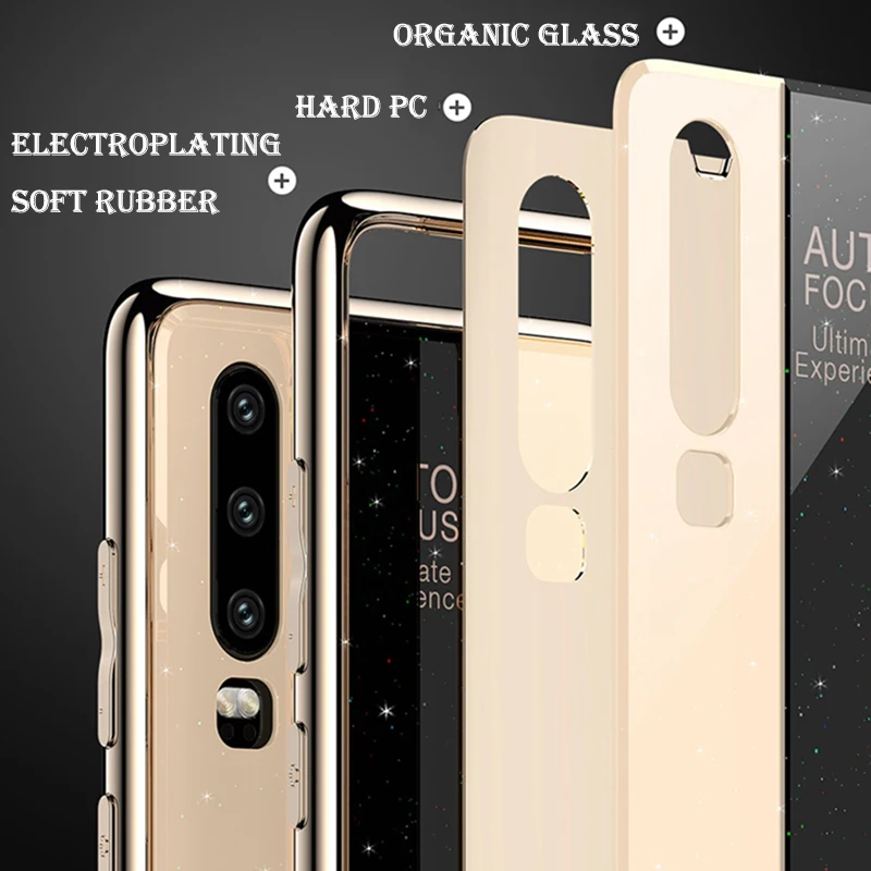 Жесткий PC мягкий чехол рамка для huawei P30 противоударный P10 P20 Pro Lite Nova 3i 4 Коврики 10 20