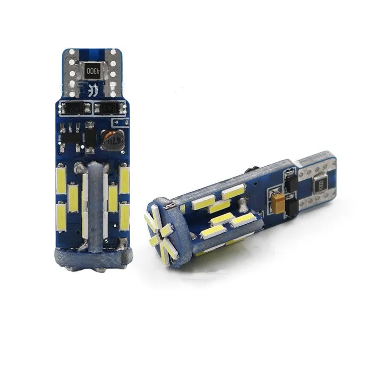 2 шт. супер яркий светодиодный canbus t10 194 168 192 30 s SMD 4014 Canbus Error Free Авто Светодиодный