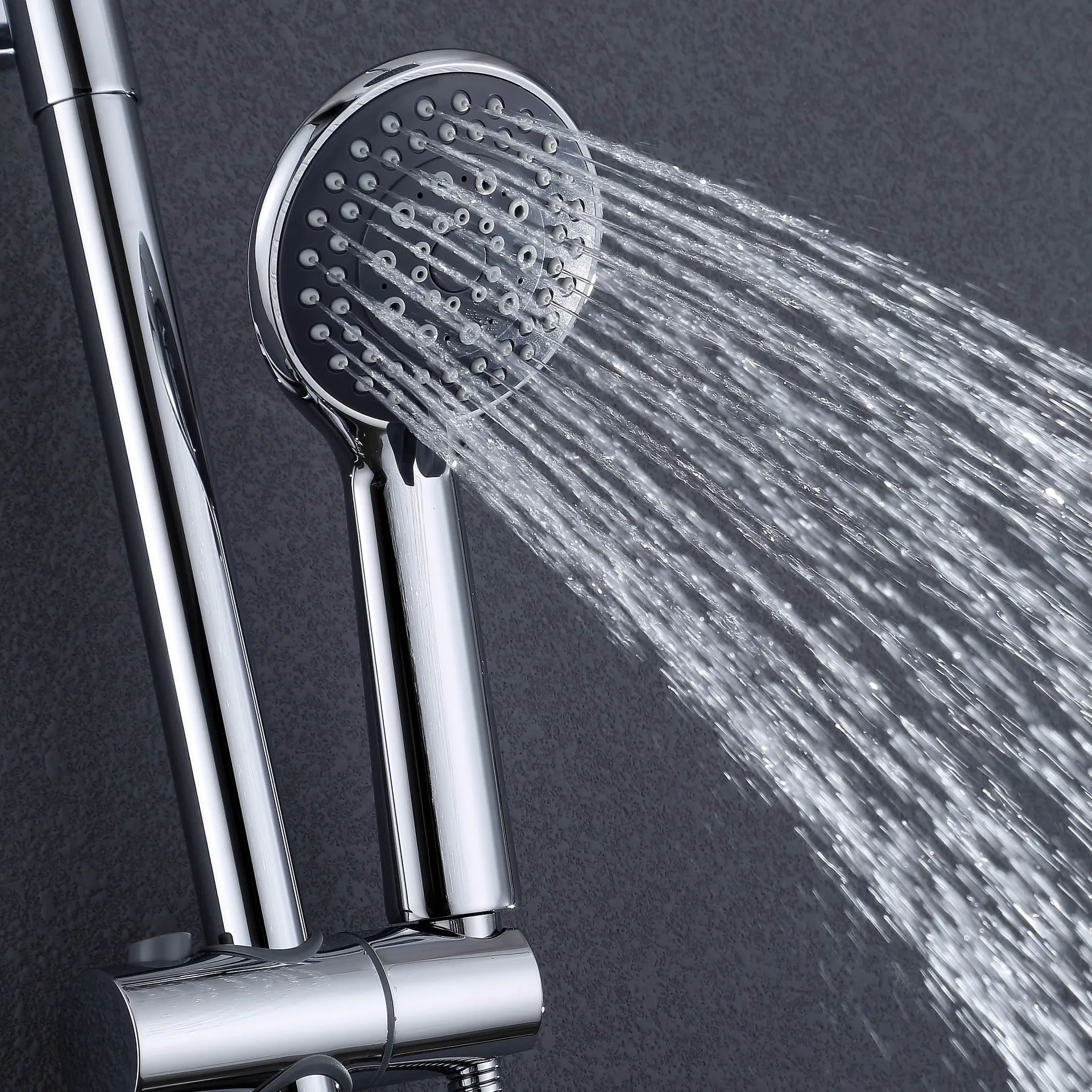 Производители продают человеческий полный подъем медный душевой набор для