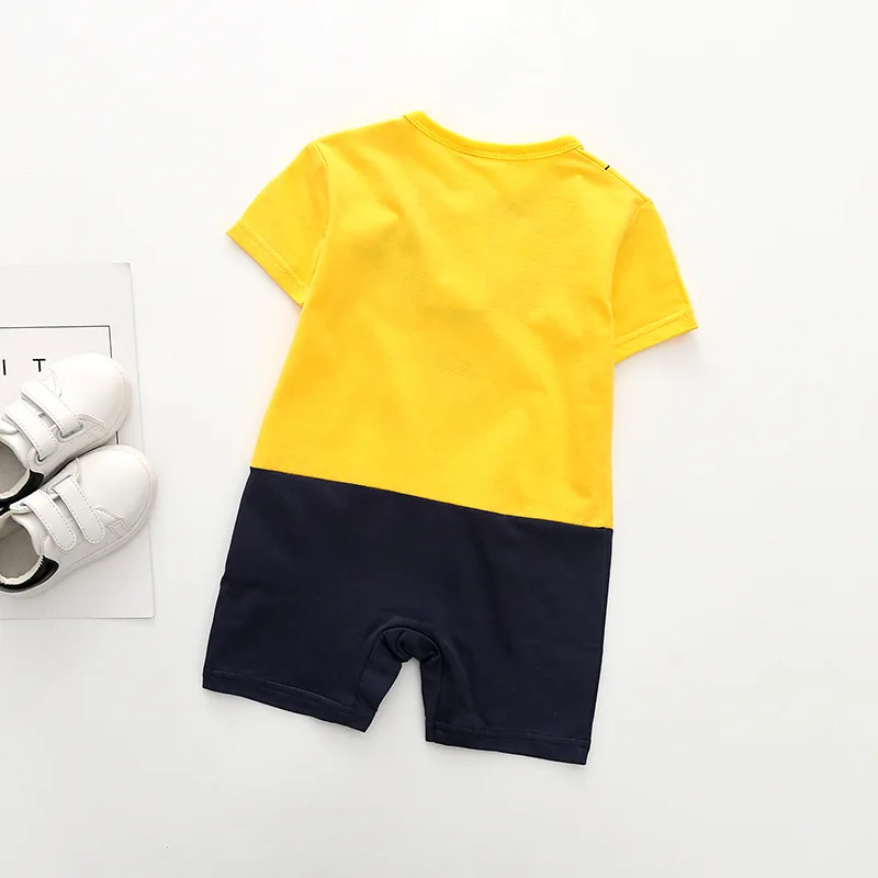 2018 Hot Selling Unisex Baby Clothes Kids Short Sleeve Superman Batman Climbing Summer Cartoon Bounce Romper |