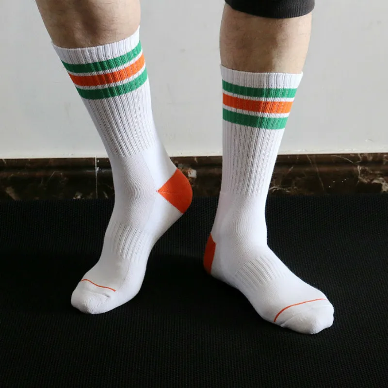Skarpetki Meskie Носки белые Harajuku Sokken мужские хлопок Высокое качество Толстые Calcetines Hombre