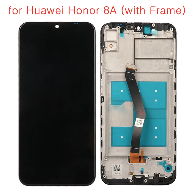 With Frame LCD Screen For Huawei Honor 8A LCD Display+Touch Screen With Frame Replacement For Huawei Honor 8A 6.09'' LCD Digitizer Display - Цвет: With Frame