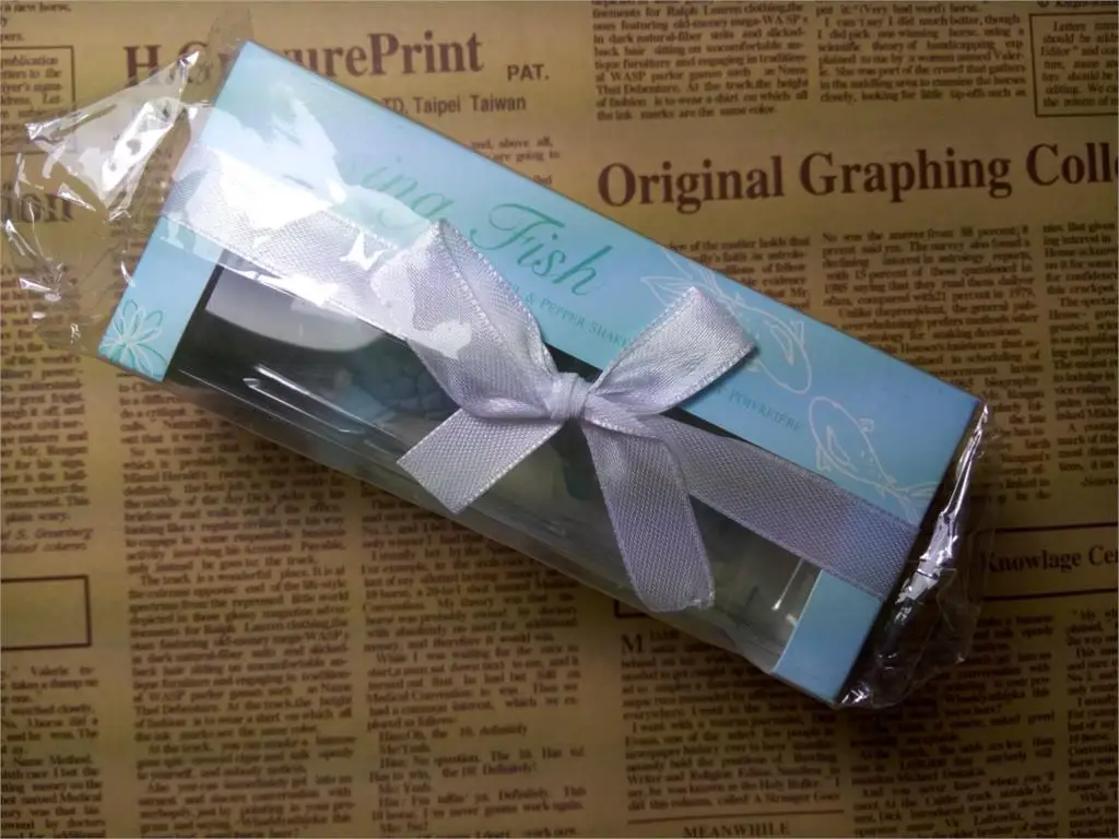 10 компл./лот Прямая продажа с фабрики свадебные подарки целующиеся рыбы