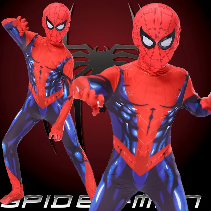Peter Parker Spiderman Kostuum Costume 3D Print Fullbody Halloween Spider-Man: Far From Home Cosplay Suit For Kids Adult Custom |