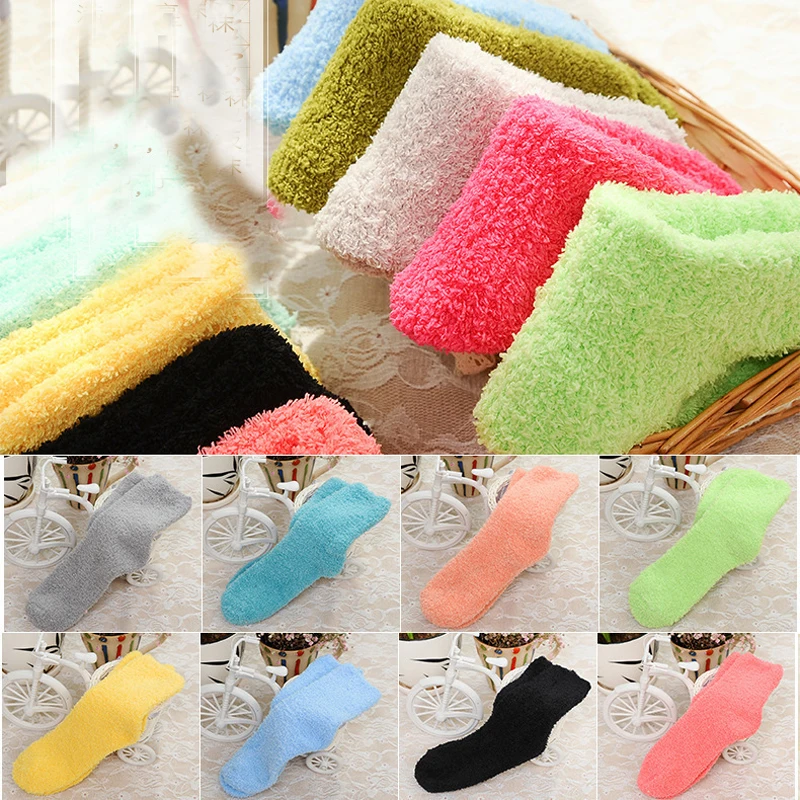 Утолщенные женские хлопковые Чулочные изделия карамельных цветов забавные