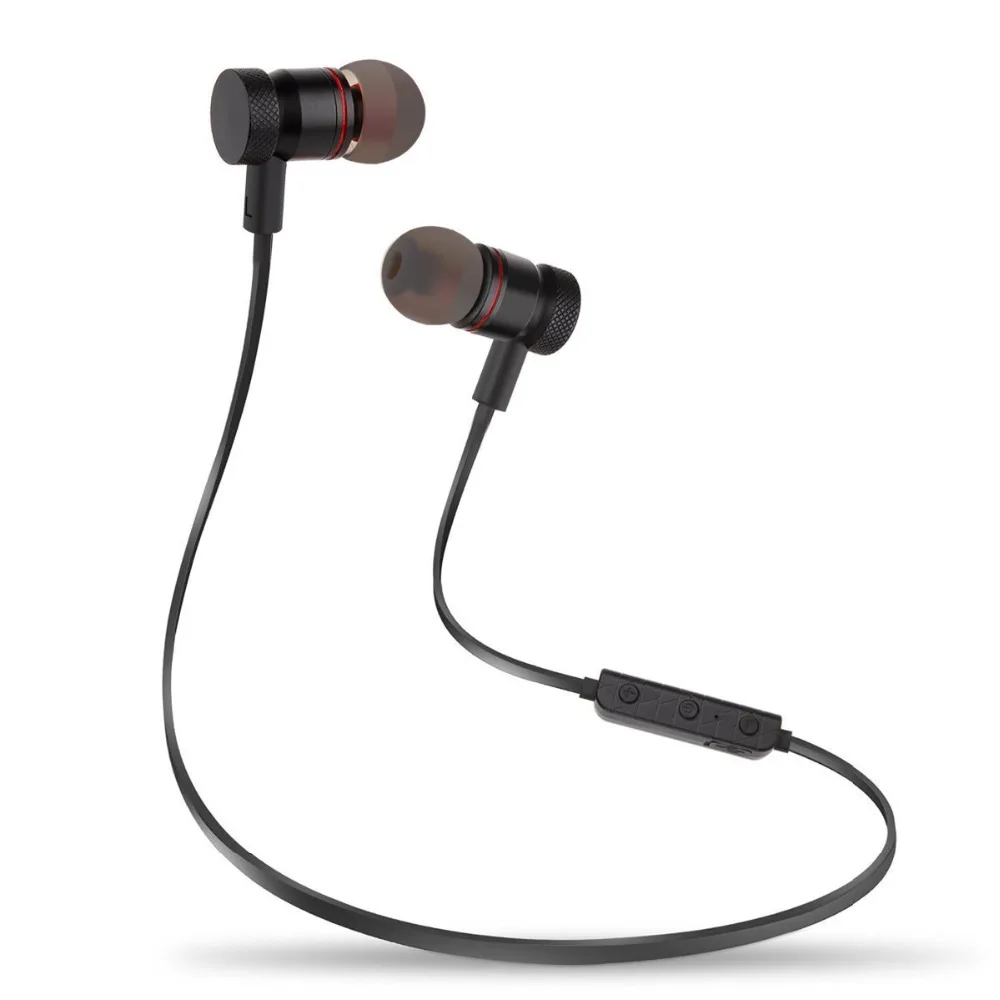 Bluetooth Наушники V4.1 Беспроводной Вкладыши Шумоподавление Магнит С Микрофоном