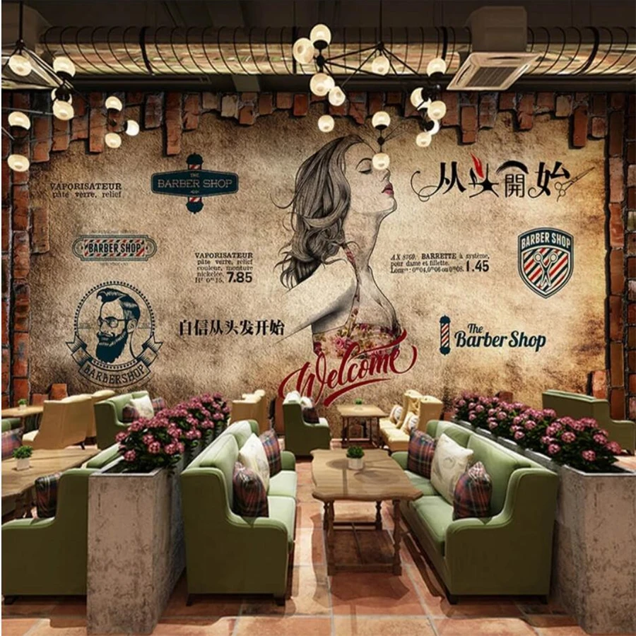 Обои на заказ 3d фрески европейский и американский промышленный ветровой цемент