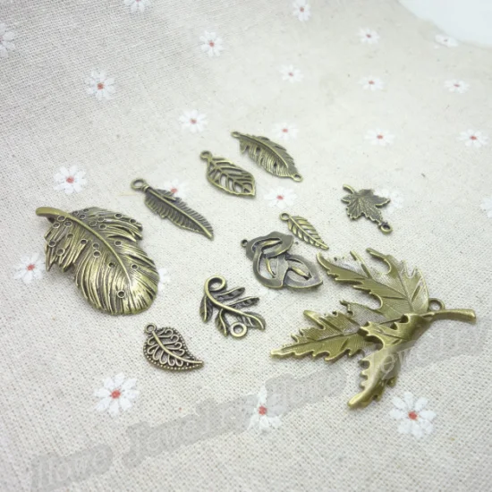 Взрывобезопасные модели смешанных 40 шт. подвесок античная бронза цинковый сплав