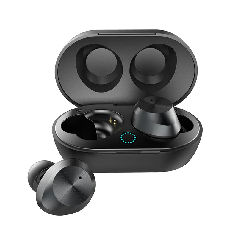 Black Новые Bluetooth наушники 5,0 настоящие беспроводные Bluetooth наушники стерео Спортивные наушники Bluetooth гарнитура LJ-MILLKEY YZ257 - Цвет: Black