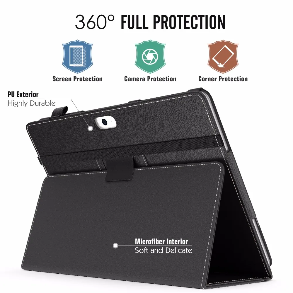 Чехол для нового Microsoft Surface Go тонкий складной чехол-книжка с подставкой