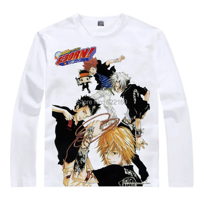 Домашний репетитор хитман реборн хаато футболка аниме японская известная