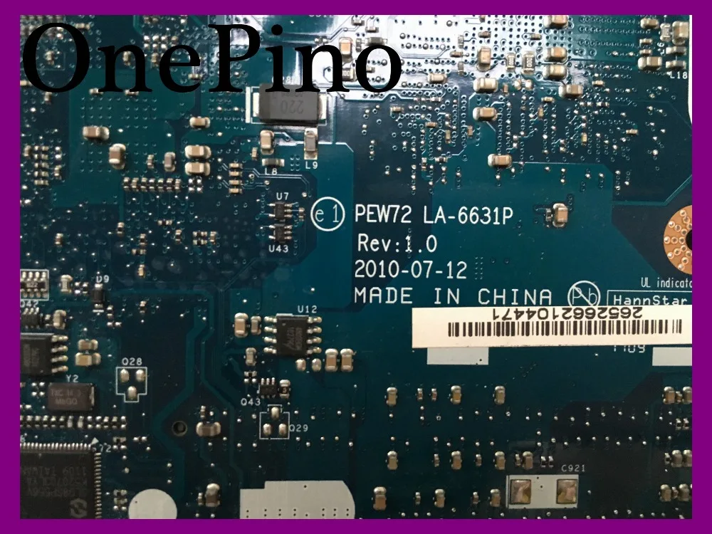 LA-6631P подходит для acer 5336 5736 5336Z 5736Z Материнская плата ноутбука DDR3 PEW72 MBTZZ02001 тестирование