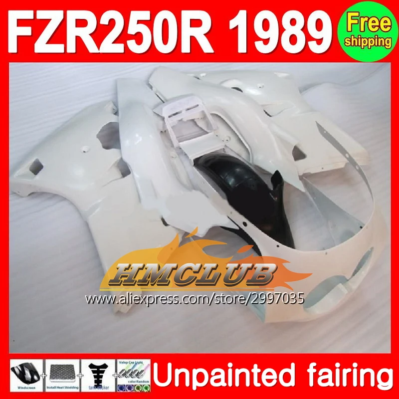 Неокрашенный полный комплект обтекателей для YAMAHA FZR250R 1989 89 FZR 250R FZR250 R FZ 250