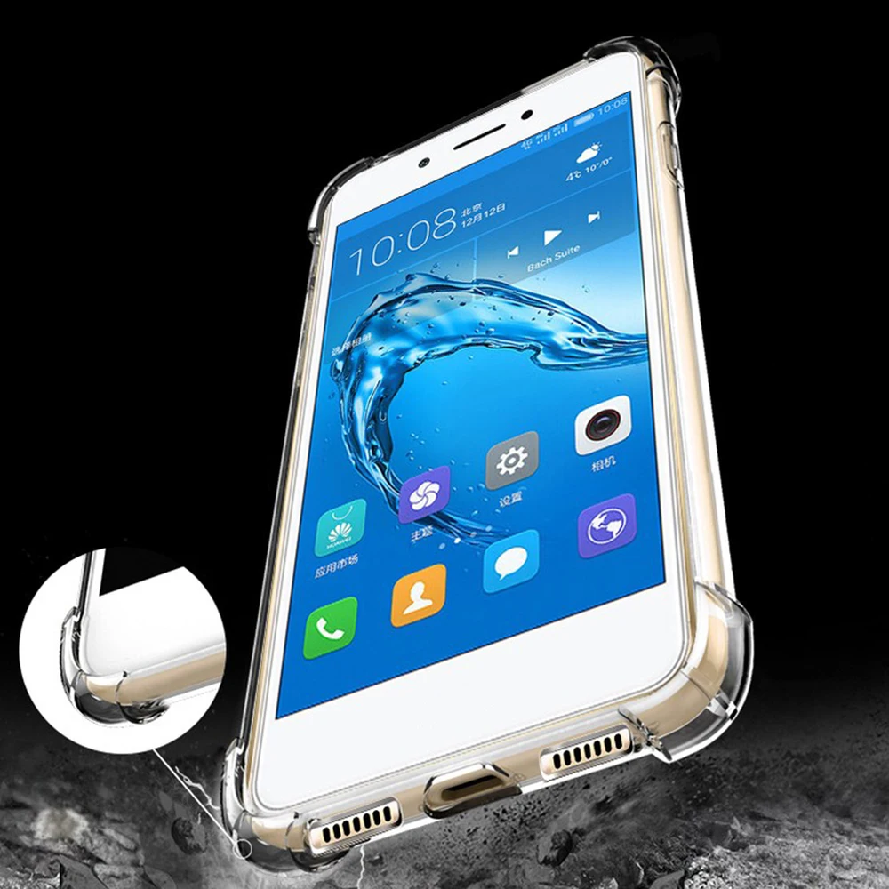 Мягкий чехол из ТПУ для Huawei Nova Plus P9 P10 Lite mate9 10 Honor8 9 lite 7A 7C 6X 7X Прозрачный Honor 5C