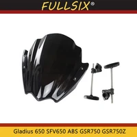motorcycle windshield windscreen viser visor front glass for suzuki gladius 650 sfv650 abs gsr750 gsr750z gsr 750 2008