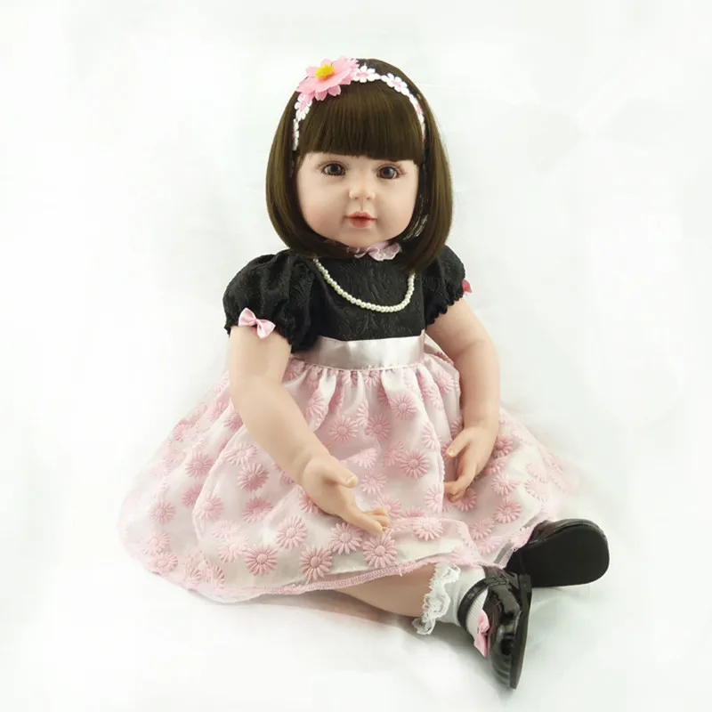 61 см 24 &quotсиликоновые куклы bebe Reborn Baby Boy мягкие для сна реалистичные игрушки Playmate