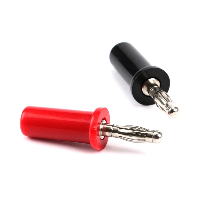 10 шт./компл. разъемы для аудиоколонки 4 мм разъем с фонариком 2 цвета красный и
