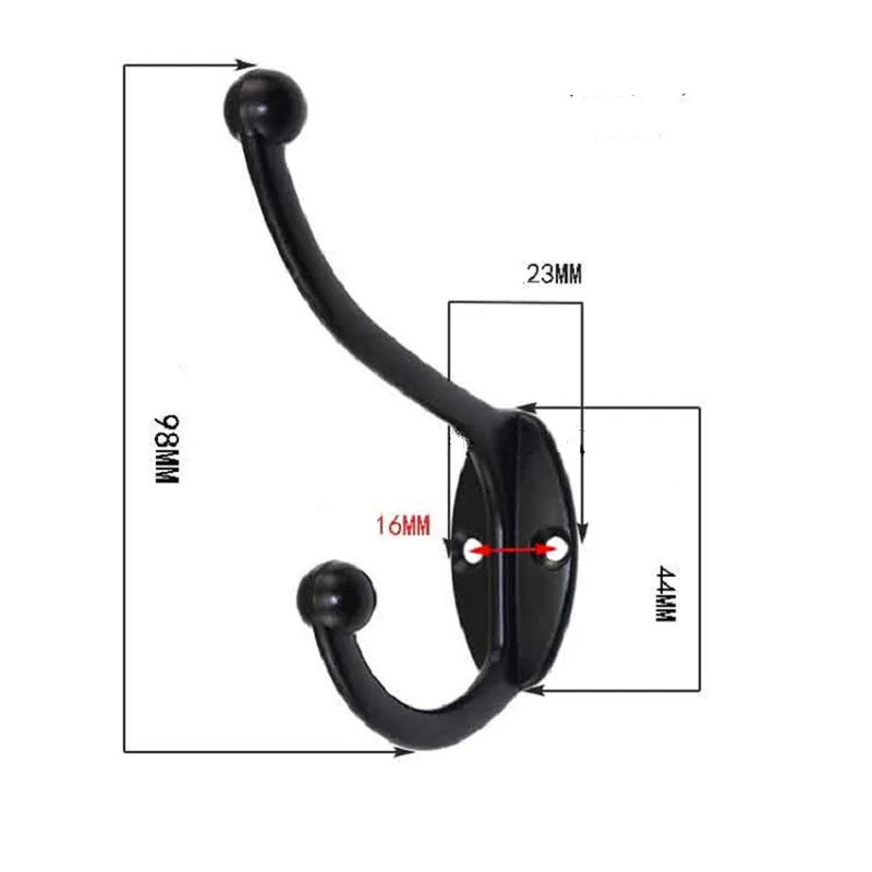 Винтажные настенные крючки европейская одежда шляпа для ванной комнаты крюк