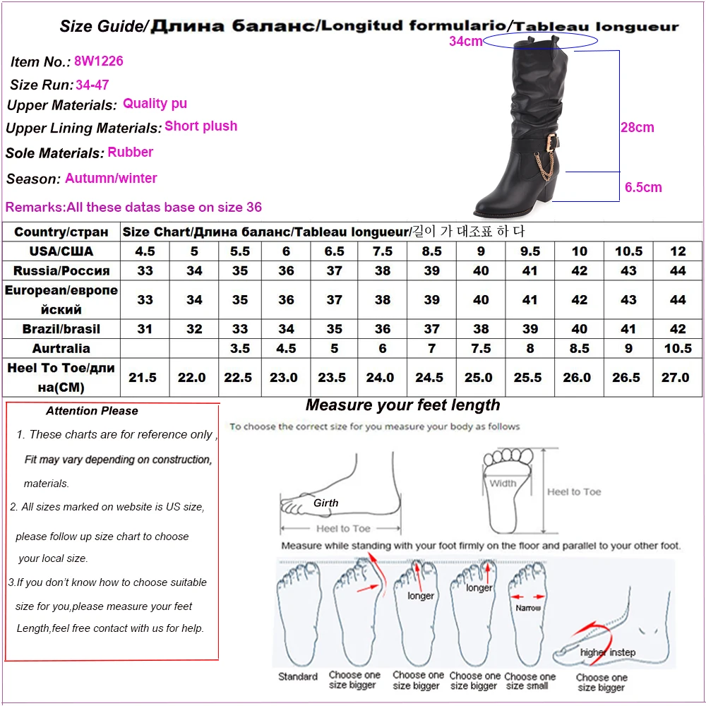 

Kickway Shoes Woman Winter Boots Cowboy Western Boots Plus Size 33-47 Mid-calf Boots for Women Short Black Boots Ladies Botas