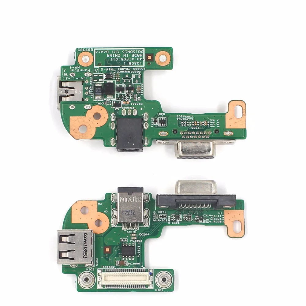 Плата с разъемом питания постоянного тока плата VGA портом USB 2 0 оригинальная