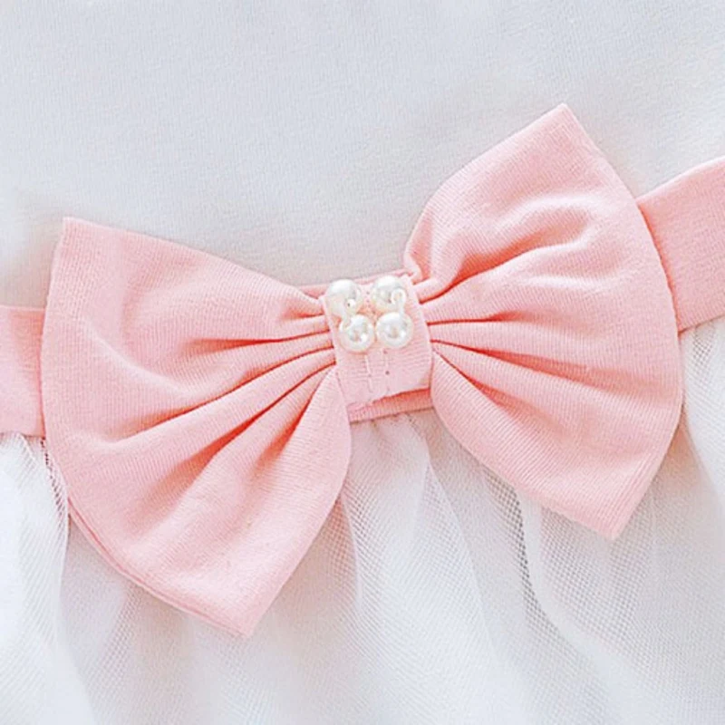 2017 осеннее кружевное платье с длинными рукавами и бантом для маленьких девочек