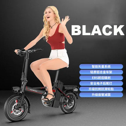 14 дюймовый Электрический велосипед 48V400W высокоскоростной ebike с литиевой батареей