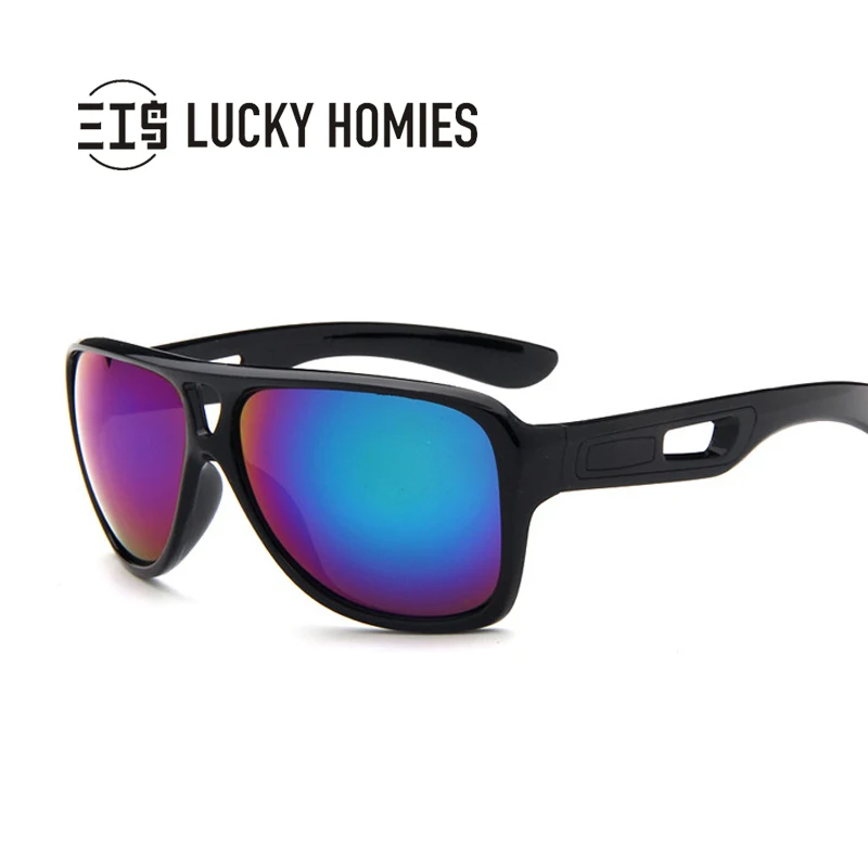 Fashion Sunglasses Men women Driving Mirrors Coating Points Black Frame Eyewear Male Sun Glasses | Аксессуары для одежды
