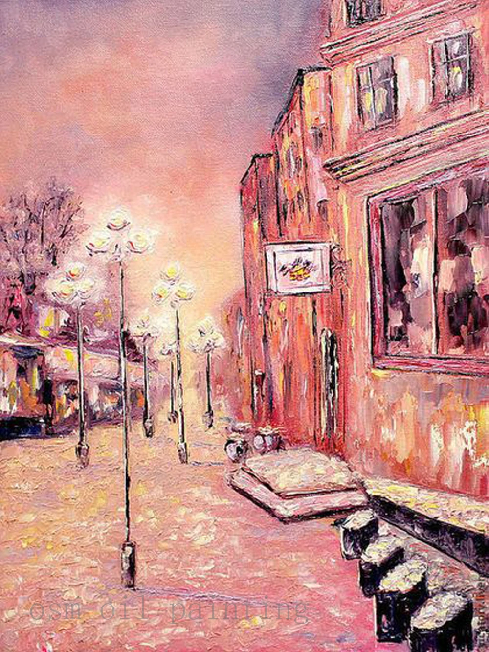 Бесплатная доставка Красивая Цветная Акриловая картина ручной работы с