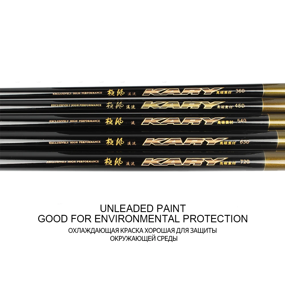 Goture карбоновая удочка для ловли карпа телескопическая сверхлегкая ручная Удочка