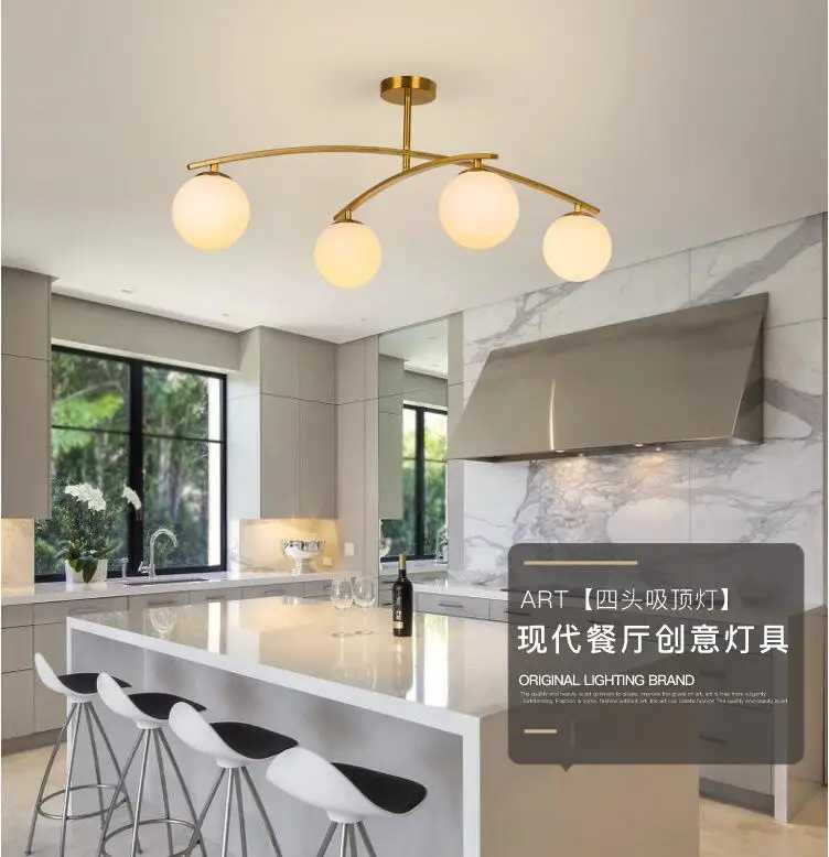 Минималистичный потолочный светильник в стиле пост модерн модная атмосфера для