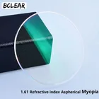 Линзы BCLEAR с индексом 1,61, полимерные линзы, Линзы для очков с отражающим покрытием UV400, для близорукости