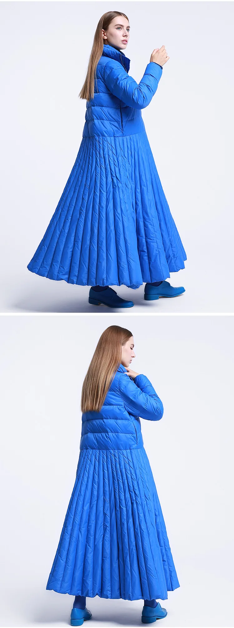 XS-7XL, зимнее, модное, брендовое, хорошее качество, выше колена, длинное, на утином пуху, пальто, для женщин, плюс размер, большое, свободное, теплое, пуховое, парка, wq92